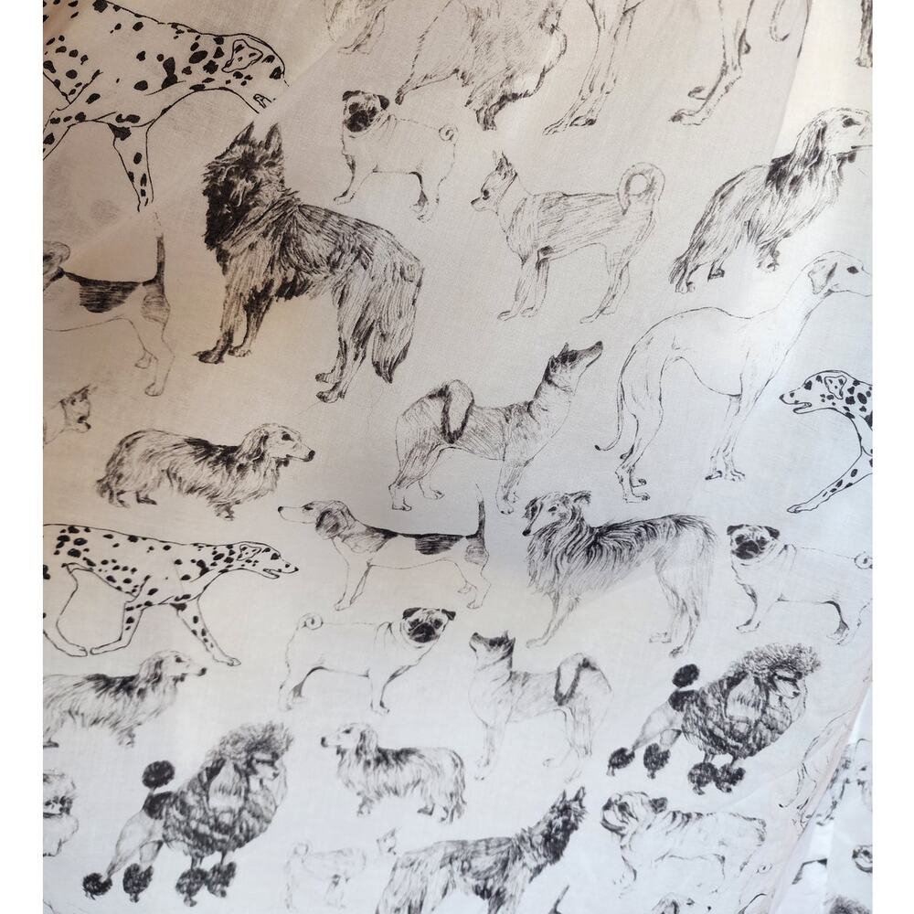 Anthropologie Maeve Fetch & Frolic Dog Print Midi Dress - Picture 16 of 16